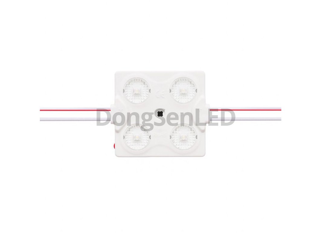 Prism lens LED Module 170° - High Power 4 LED Module 2.0W white 240lm 170 °