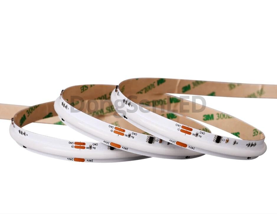 Multi-Color COB LED Strip - Digital RGB COB LED Strip 720led/m SPI DMX