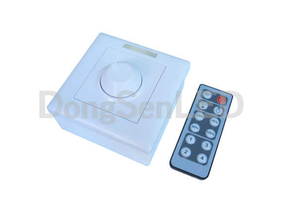 PWM Dimmer for LED Lighting with 12-Button IR Wireless Remote 12