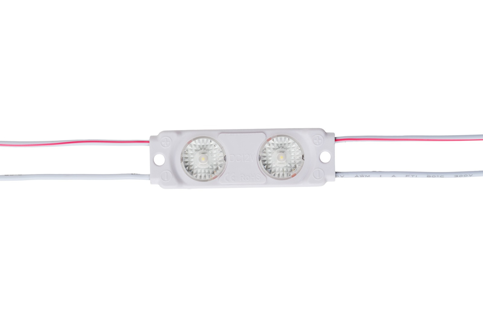 Prism lens LED Module 170° - Backlit led module 2led,1W,White,Lumileds SMD,120lm/w,IP67