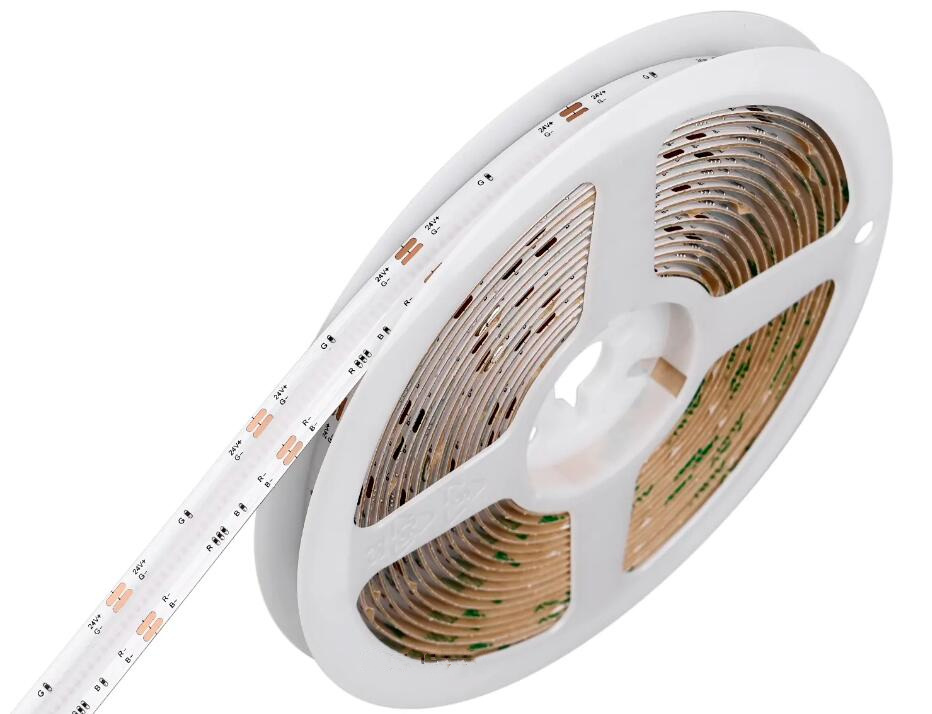 Multi-Color COB LED Strip - High Density RGB COB led strips 840LED/M 10mm