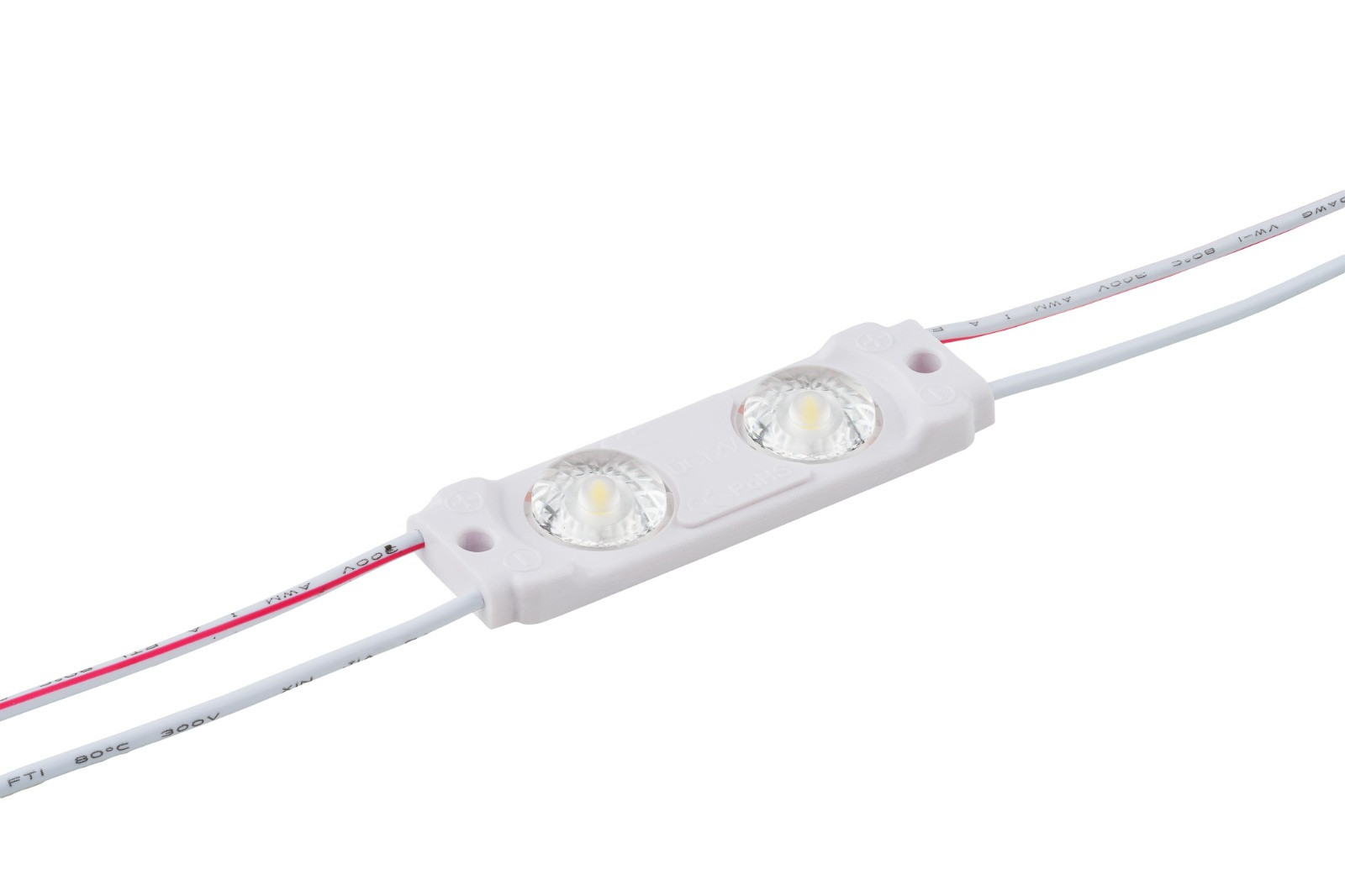 Prism lens LED Module 170° - Backlit led module 2led,1W,White,Lumileds SMD,120lm/w,IP67