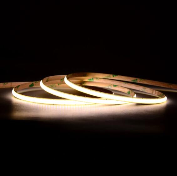 Free Cut COB LED Strip - mini 5mm 400led/m COB LED strip 10mm cutting