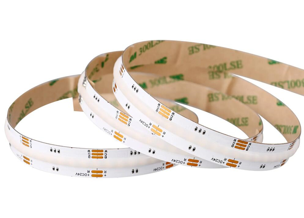 Multi-Color COB LED Strip - RGBW COB led strips 784 LED/M 24V 12mm