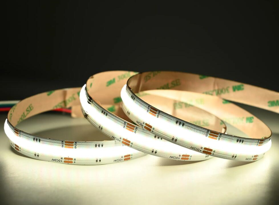 Multi-Color COB LED Strip - RGBW COB led strips 784 LED/M 24V 12mm