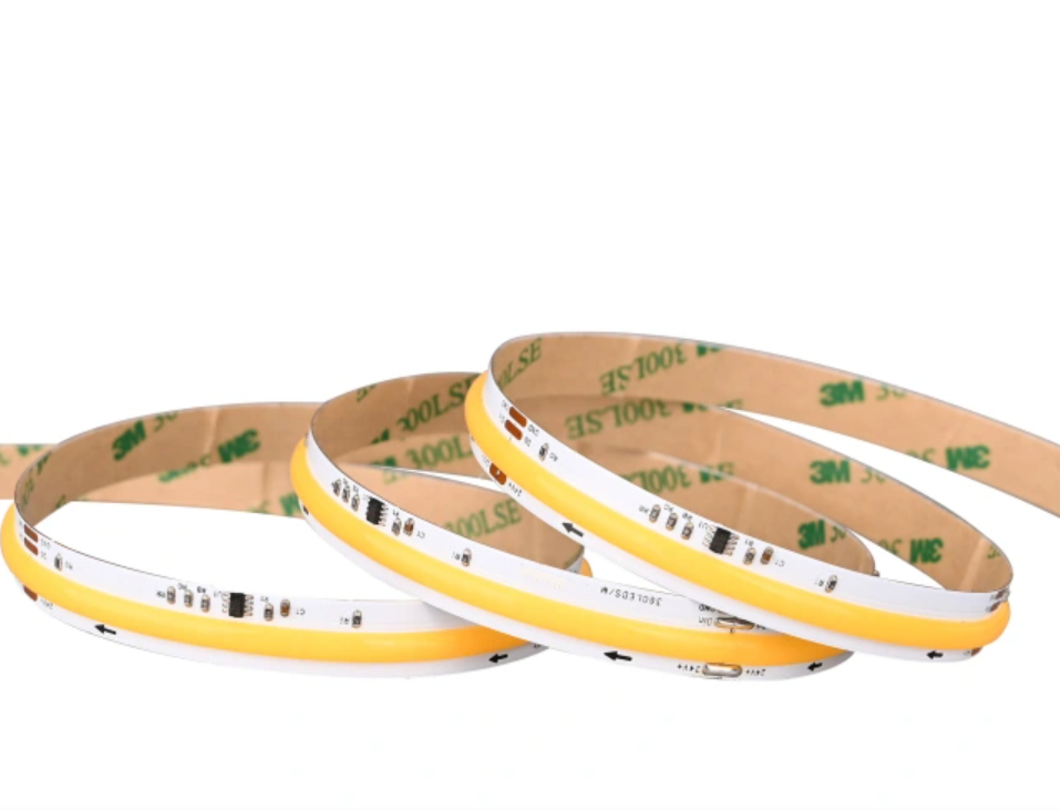 Multi-Color COB LED Strip - Digital White COB LED Strip 360 led/m SPI Run light